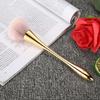 Gold Nail Dust Brush Large Size Manicure Brush Cleaning Brush Powder Remover Brush  Home Manicure