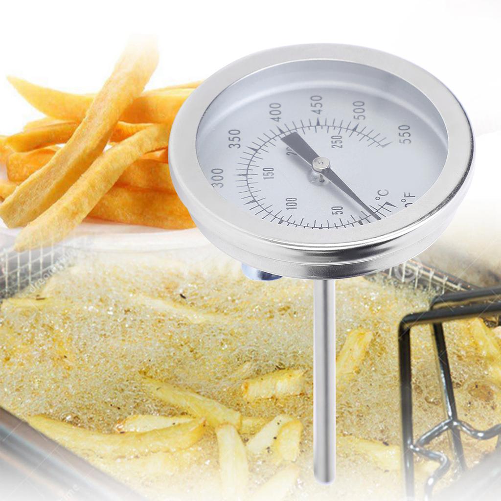 50550 Фаренгейт Нержавеющая сталь Барбекю Гриль Стрелочный Биметаллический Термометр 516UNC Инструменты для барбекю