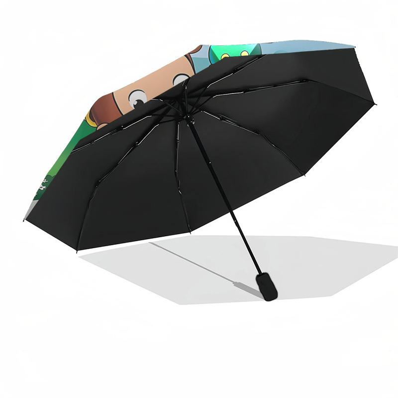 Curious George, King Automatic Opening and Closing, 8 rib Structure Portable Umbrella, Suitable for Men and Women in All Seasons  Perfect Gi