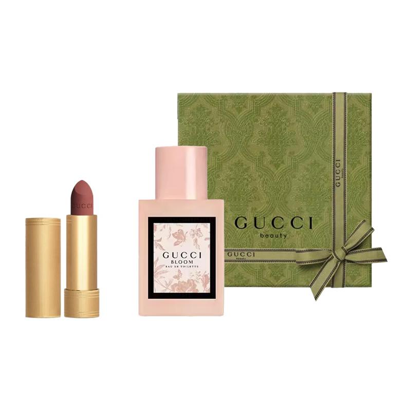 Gucci Больше. Набор губной помады Huayue EDP Velvet Mist с цветочным ароматом Huayue Lady Туалетная вода 30 мл + Губная помада Velvet Mist №208