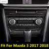 Central Control Multimedia Air AC Conditioning Outlet Vent Frame CD Panel Cover Trim For Mazda 3 2017 2018 Accessories Interior