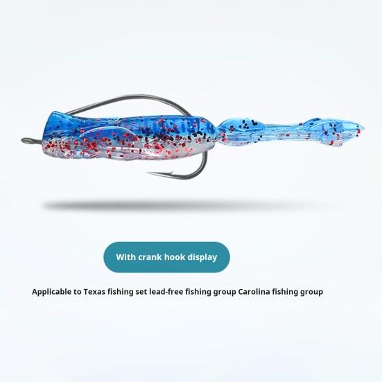 5Pcs 5.5CM/2G Soft Butterfly Shrimp Lure with Curly Tail Colorful Artificial Bait Saltwater Freshwater Bass Walleye Trout Fishing Accessories