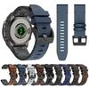 Быстросъемный ремешок 26 мм 22 мм для Garmin Fenix 8 Pro 47 мм 51 мм AMOLED MicroLED Кожаный Силиконовый Ремешок Fenix E 6 6X 7 7X/Epix Браслет