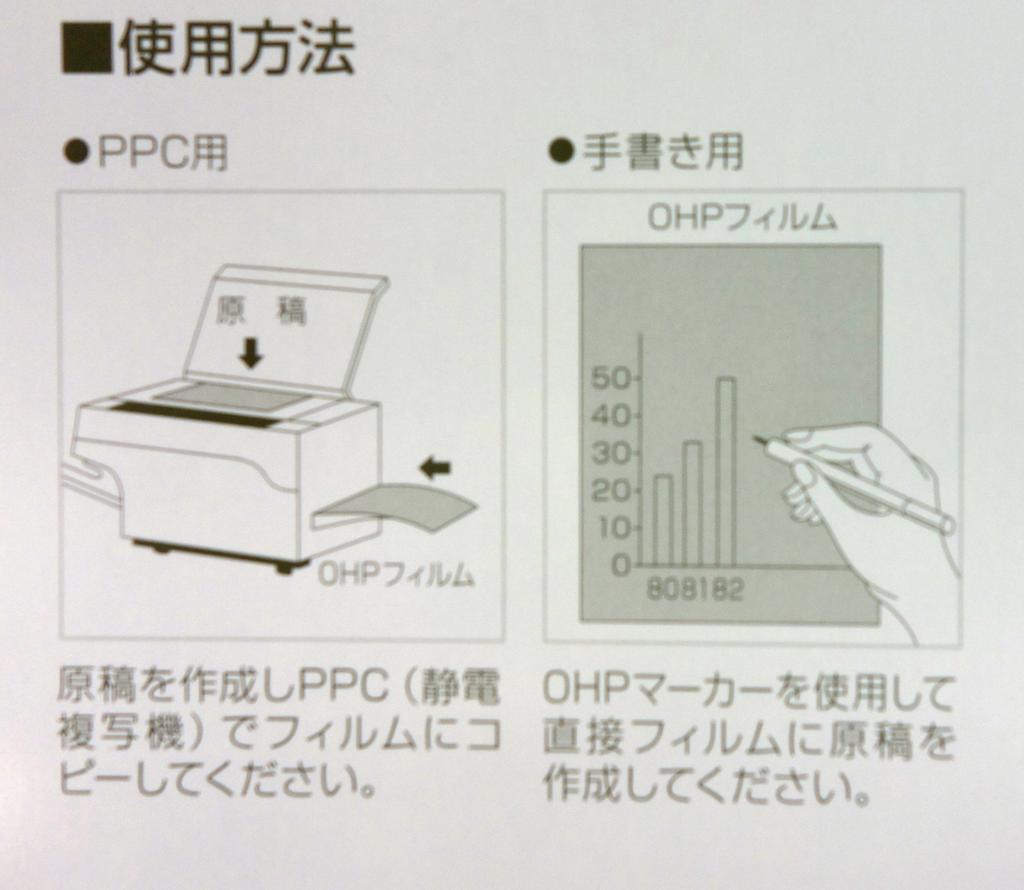 KOKUYO OHP Film, for Handwriting, A4, 100 sheets, VF-10