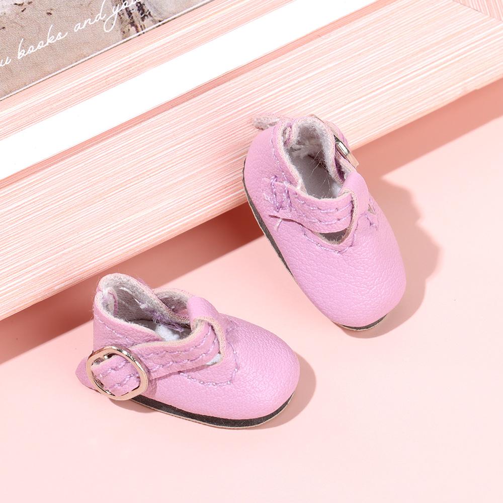 1 пара 2,8*1,2 см разноцветная сменная одежда из искусственной кожи, обувь для игровых кукол, аксессуары для кукол Play House