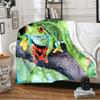 Лягушка, уютный диван, ковер для отдыха, одиночный гобелен, диванное одеяло, пледы, фланелевые одеяла для дивана, кровати, гостиной