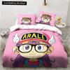 3D Мультяшный DR S-Slump Арале 2/3шт. Постельное белье Простыня Кинг Полуторный Двуспальный Детский Постельный Комплект Микрофибра или Полиэстер Комплекты Пододеяльников