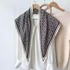 Fashion polka dot printed triangle towel women's summer fashion versatile commuter travel sunscreen scarf dual-purpose decorative fart curtain