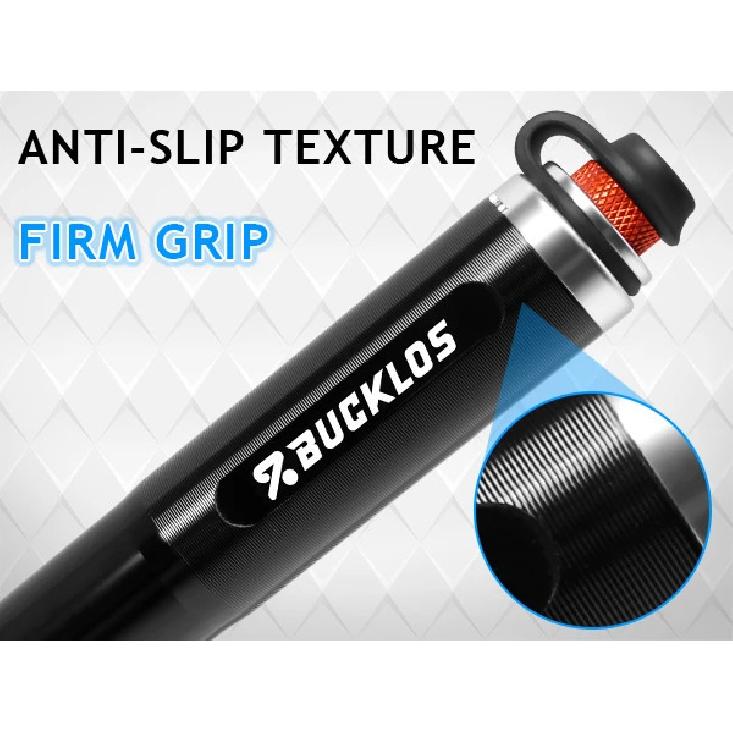 BUCKLOS Mini Bike Portable Pump 160PSI Lightweight Aluminum Alloy Bicycle Hand Air Pump AV/FV MTB Road Cycling Pump Bike Part