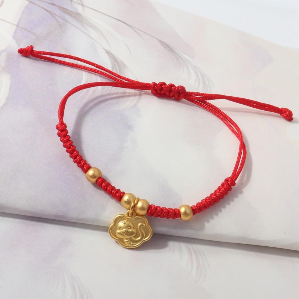 New Year Snake Year Bracelet Hand Rope Fortune Bracelet Unique Lucky Red Rope Decoration
