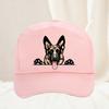 Улыбающийся GerUnisex Мультяшная шапка-бейсболка с овчаркой Весна и Лето Snapback Кепка Повседневная Уличная одежда Спортивная шапка