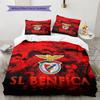 С.Л.. Benfica КЛУБ Комплект постельного белья Одеяло Пододеяльник Наволочка Домашний Декор Подарок на День Рождения (1 пододеяльник + 2 наволочки, без наполнителя)