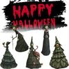 Whimsical Witch Resin Craft For Home And Garden Enhancement During Halloween