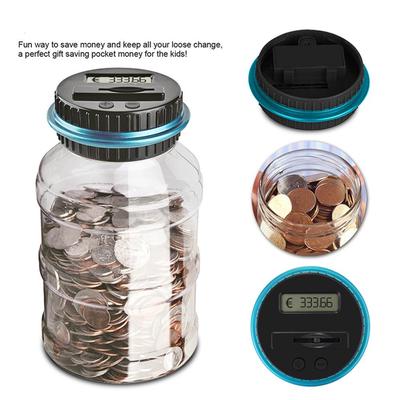 Копилка-счетчик монет, электронный цифровой ЖК-дисплей, счетная монета, коробка для экономии денег, коробка для хранения монет