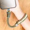 Adjustable Braided Mobile Phone Wrist Lanyard: Fashionable Outdoor Sports Keychain & Anti-Lost Pendant
