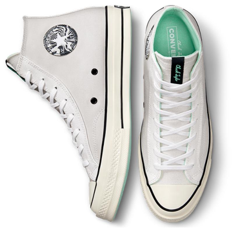 Converse 1970-е Chuck Taylor All Star Износостойкие Высокие Кеды из Канваса Унисекс Серые