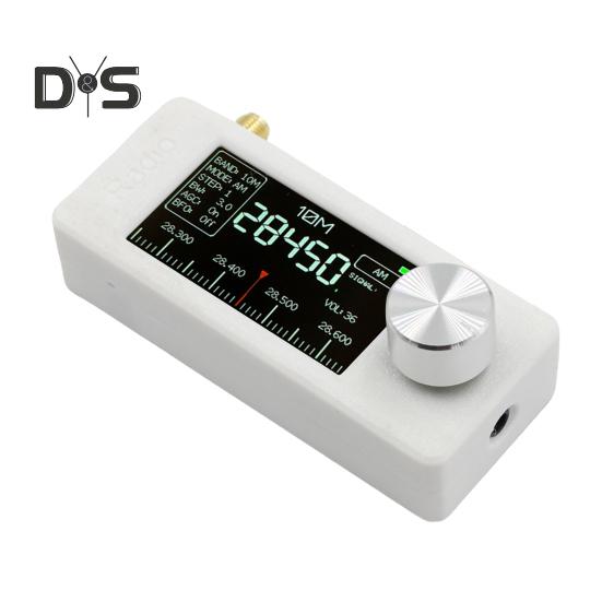 Портативное мини-радио 0,5-108 МГц с 1,9-дюймовым IPS-экраном, карманное мини-радио LSB/USB/AM/FM, вседиапазонный радиоприемник с антенной