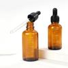 5 шт. 5-100 мл градуированная бутылка-капельница с силиконовой головкой, пустой диспенсер для эфирного масла, высококачественная светонепроницаемая стеклянная бутылка для лекарств