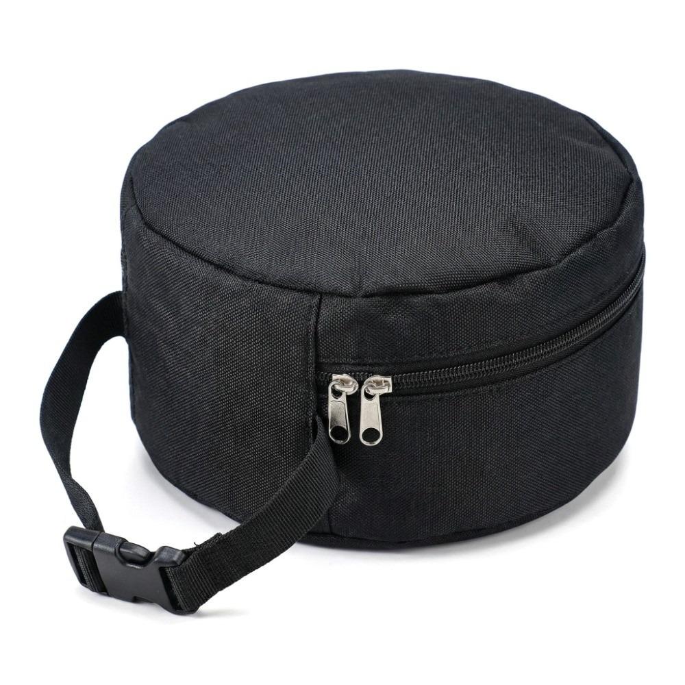 Cylindrical Travel Neck Pillow Bag 600D Oxford Cloth Pillow Hanging Pouch Camping Trip
