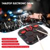 Tabletop Electronic Drum USB/Battery Powered 7 Pads Portable Drum Set with Built-in Speakers