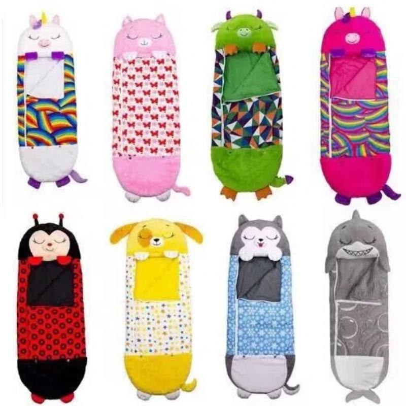 Cartoon Children Sleeping Bag Children Sleeping Bag Children Animal Pillow Sleeping Bag Folding Anti-kicking Quilt Children Sleeping Bag
