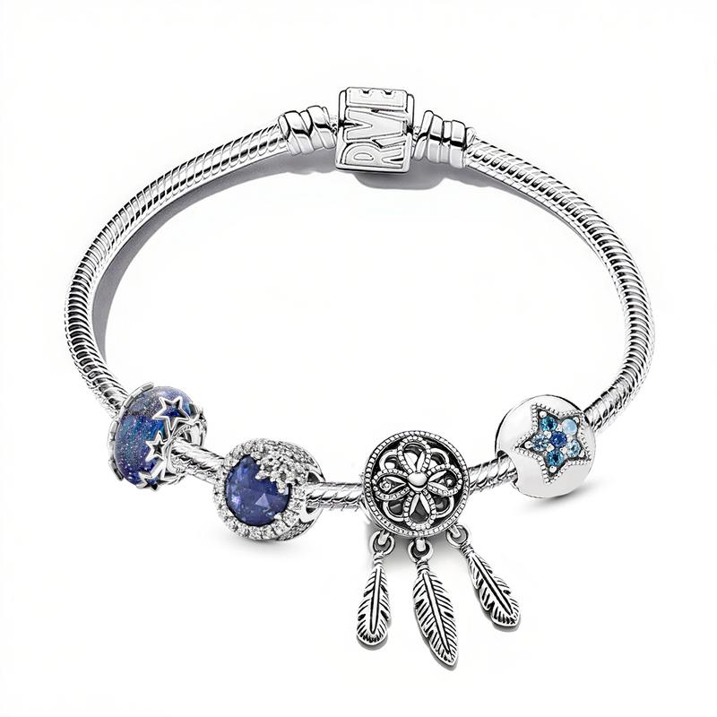 Pandora Holy Dream Catcher Bright Star 925 Silver Bracelet Women's SL-2