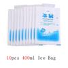 100ml-600ml 10pcs/set Reusable Ice Bag Dry Ice Gel Pack Ice Cooler Bag Insulated for Lunch Box Picnic Bag First Aid Pain Relief