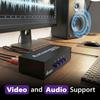 Fosmon RCA-разветвитель AV-селектор 4 входа 1 выход Стерео коммутационная коробка В комплекте RCA композитный AV-кабель 1 Совместим с и игровыми консолями 4-полосный и —