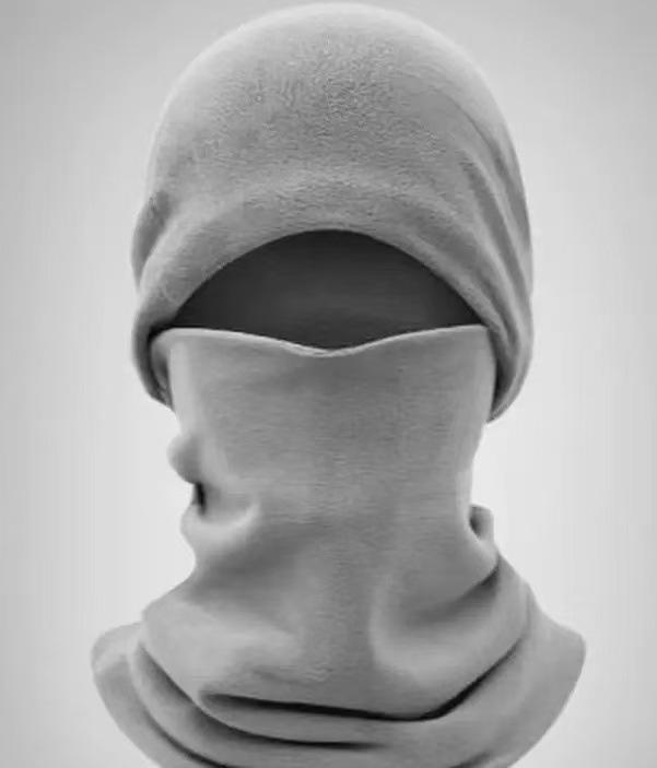 Зимний теплый флисовый бафф для шеи и ветрозащитная шапка для велоспорта и катания на лыжах на открытом воздухе