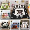 Animal Bedding, Dog Down Duvet Cover, Pillowcase 2/3pc, Boys' and Men's Bed Cover Gift, 3D Printed Ultra-fine Fiber Fabric