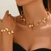2025 New Hip Hop Style Ladies Necklace Set Geometric Design Bracelet Versatile Premium Chain