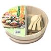 Tachibana Container Sushi Sushi Natural 30cm Wide X 30cm Deep X 4 Plastic Made In Japan Tub, Hand-Rolled Set, Wood, 8.8cm High, Approx. Cups, Band,