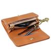 Key Case Smart Key with Card Holder Coin Purse Genuine Leather Tochigi Leather Smart Key Case Key Holder Brand Made in Japan Leather Black [Porco