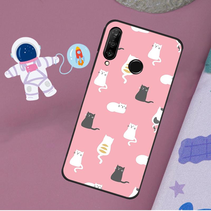 Смешной коллаж с кошками для Huawei Nova 12s 12i 11i 8i Y73 Y72 Y61 Y91 Y90 Y70 Y60 9 10 SE P30 P40 Lite P60 Pro Чехол