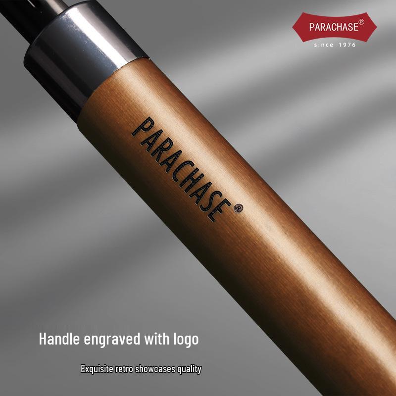 PARACHASE Ретро Мужской Большой Минималистичный Зонт - Модный Автоматический Зонт с Длинной Ручкой для Двух Человек