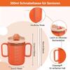 3-in-1 Sippy Cup for Seniors, BPA-Free Silicone, 300 Ml Drinking Cup for Seniors with Handle, High Quality and Durable, Care Cup for Patients