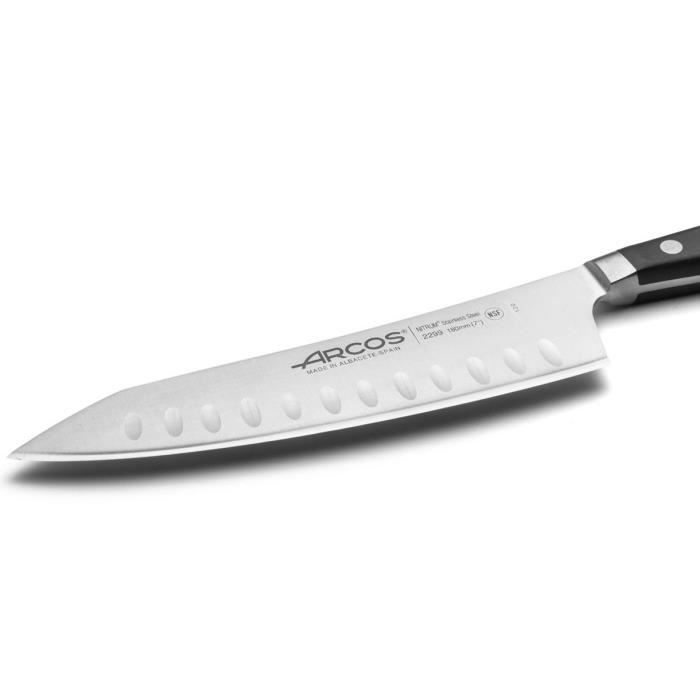 ARCOS Opera - Couteau Rocking Santoku (180 Mm)