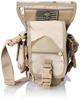 Leg Pouch 10 Pockets with Embroidered Patch Military Waterproof Leg Pouch 15 Color Desert [Fstyle] F-SD010777