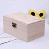 Портативный многофункциональный чехол с крышкой, деревянный контейнер для хранения ювелирных изделий для дома