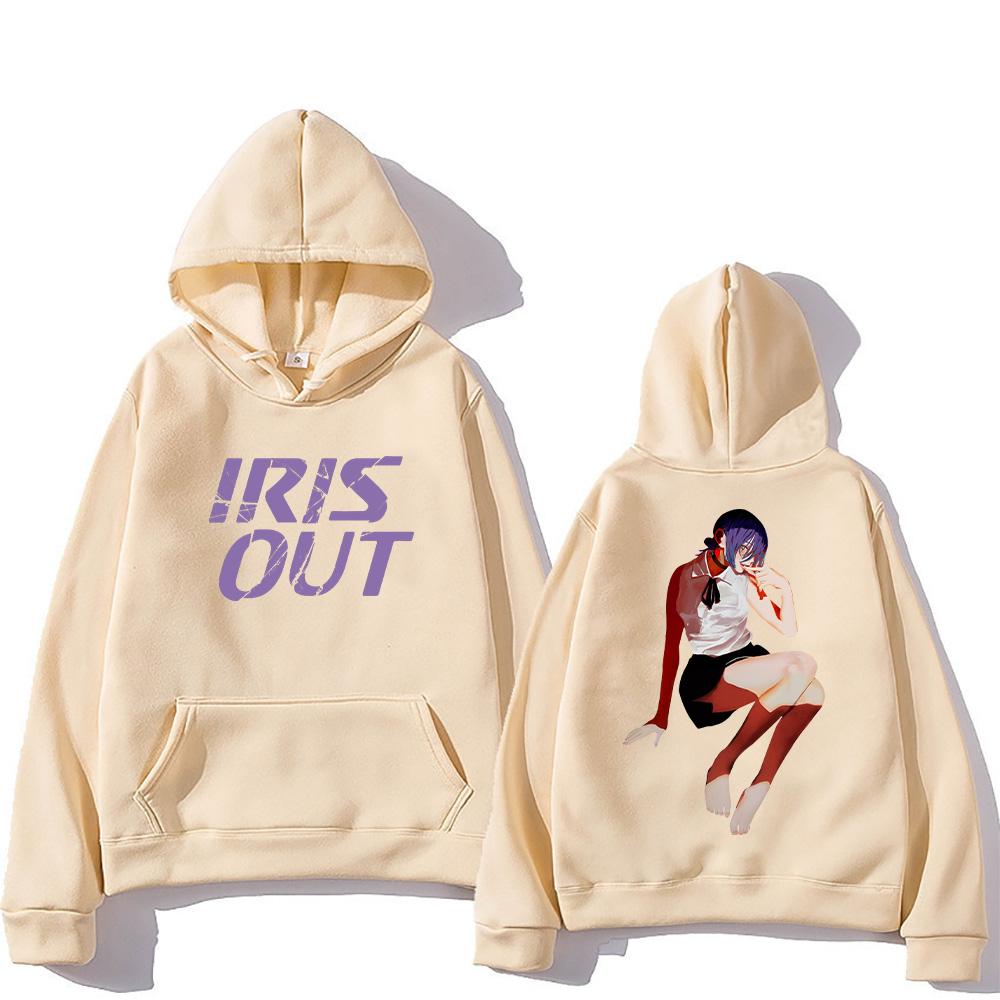 Толстовки с темами из японских аниме Кенши Ёнэдзу IRIS OUT Мультяшный принт Одежда Кавайные толстовки для девочек Женские Мужские Манга Пуловер