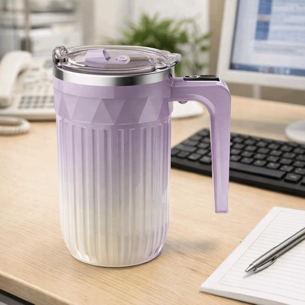 450ml Automatic Self Stirring Coffee Mug Rechargeable Espresso Cup Heating Mixer Cup Tea Drinking