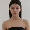 BORNETE COLLECTION_DE LOVER_Flat heart earring