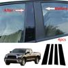 4Pcs Window Trim Covers Center Film Column B C Pillar Posts Sticker Car Accessories for Toyota Tundra Crew Max Cab/Double Cab 2007-2020