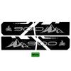 POSFIRA Motorcycle Swingarm Stickers Vinyl Decals for Kawasaki Z900 Z 900/SE 2020 2021 2022 2023 2024 2025 2017-2026 Accessories