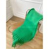 Thickened Warm Scarf Women's Winter Versatile Wool Scarf Soft Waxy Lengthened New Shawl Sense of Quality