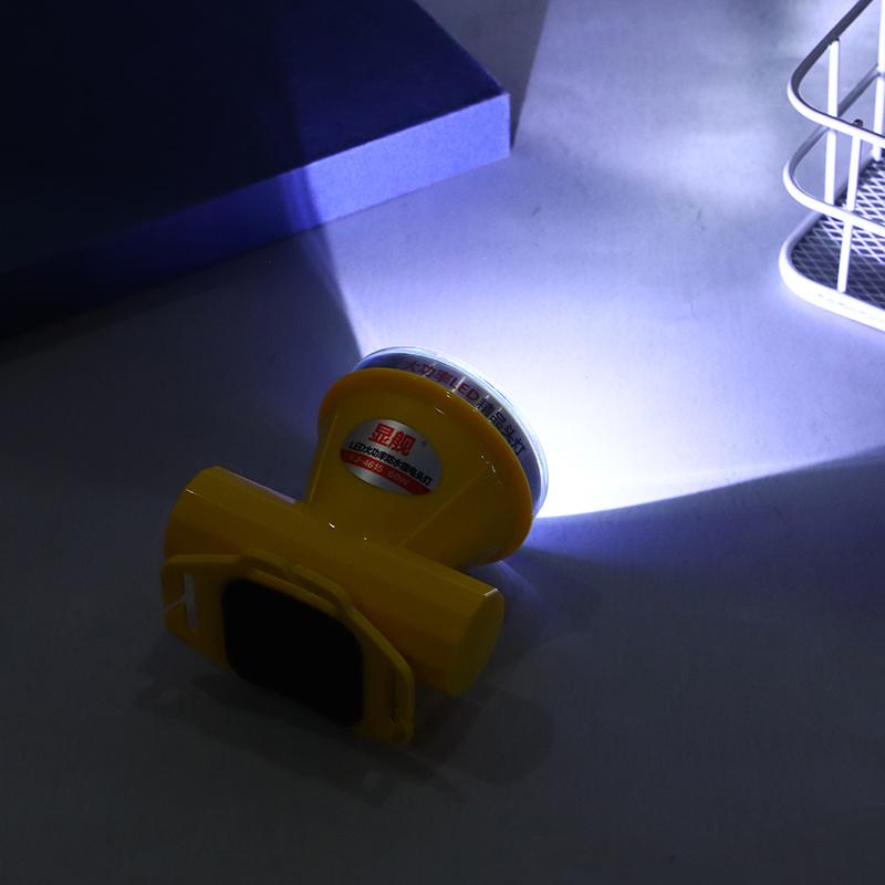 Налобный светодиодный водонепроницаемый фонарь желтого света для улицы, легкий, с сильным светом, фонарик-лампа, перезаряжаемый, для кемпинга