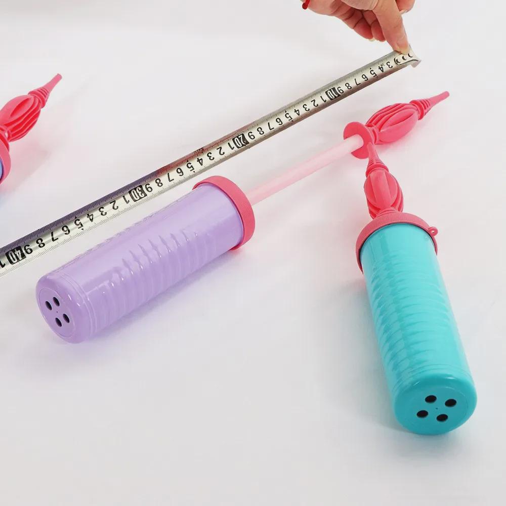 Двусторонний ручной насос для цветных шаров Macaron