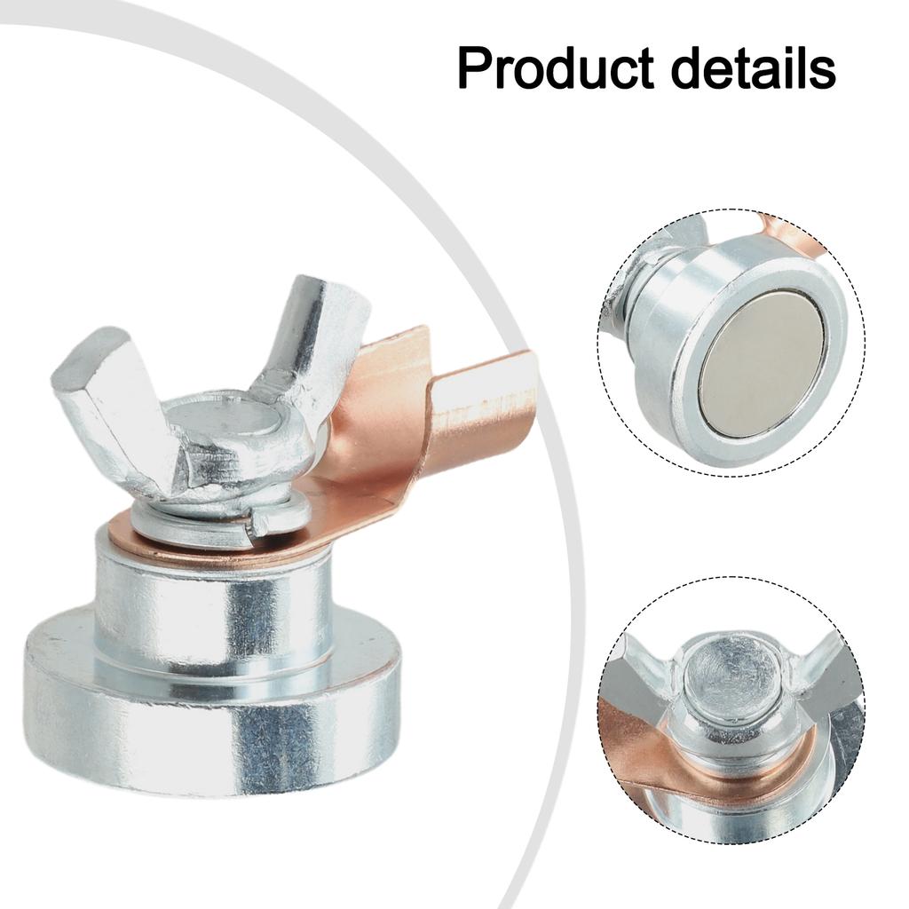 1/2 шт. Магнитный сварочный зажим заземления Магнитная сварочная опора Зажим заземления Инструмент Опора Для электрической сварки Заземление