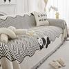 Panda Sofa Cover Cloth Towel New Luxury Thick Sofa Cushion Lazy One Piece of Four Seasons Universal Woolen Blanket Carpet