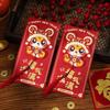 6pcs Chinese Style 3D New Year Money Pocket Traditional Good Luck Red Packet  Wedding Birthday